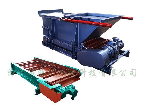 鏈板式給料機(jī)包括電控系統(tǒng)，電控系統(tǒng)包括就地控制系統(tǒng)和/或遠(yuǎn)程控制系統(tǒng)